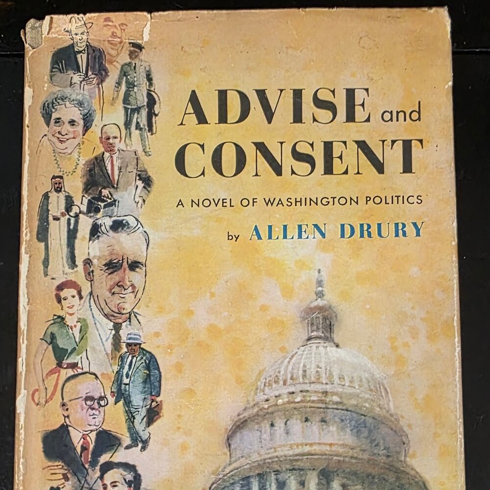 Advice and Consent Vintage Book by Allen Drury